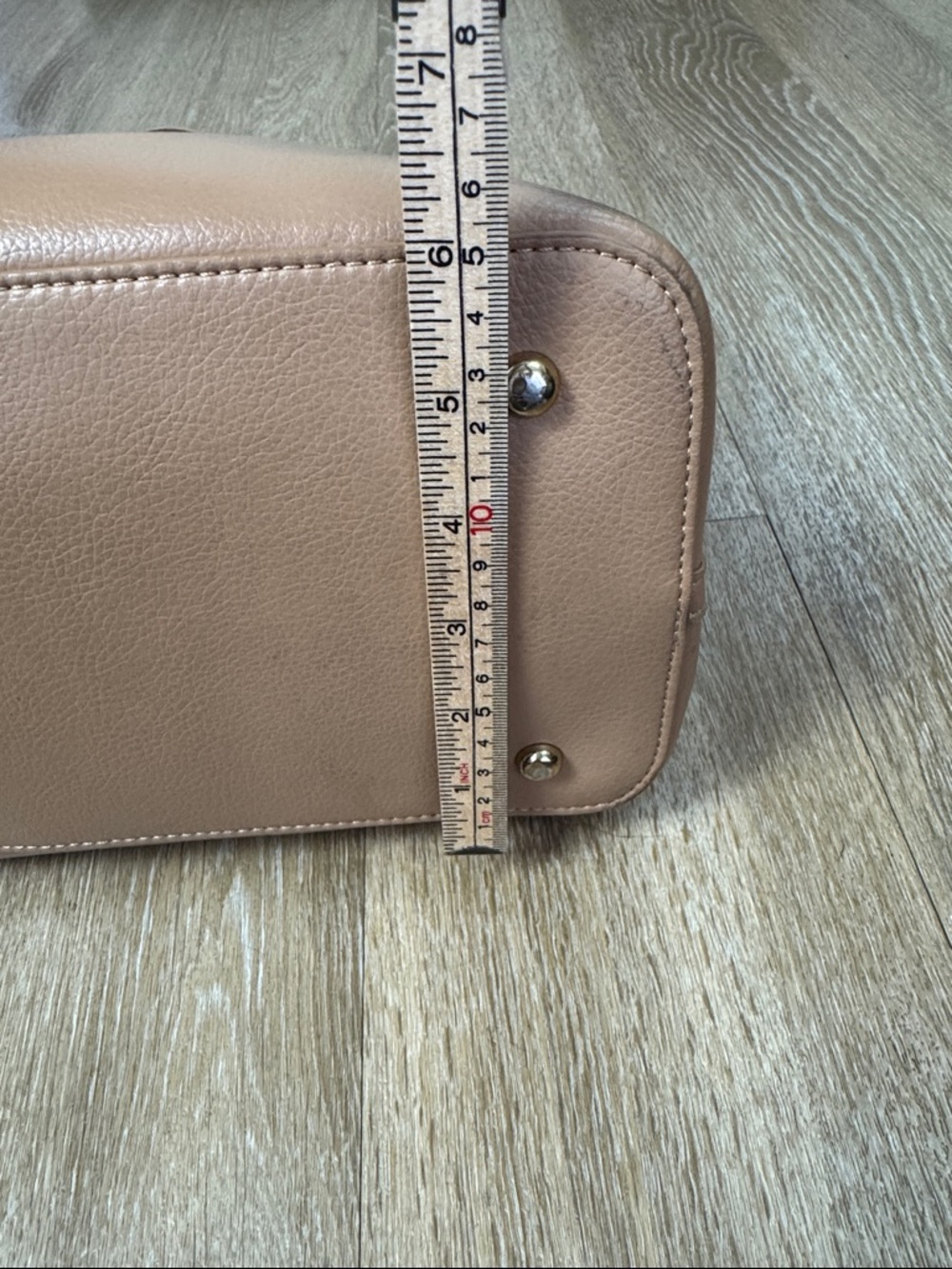 Freja New York Linnea Leather Tote Latte Bag Purse - Picture 7 of 16